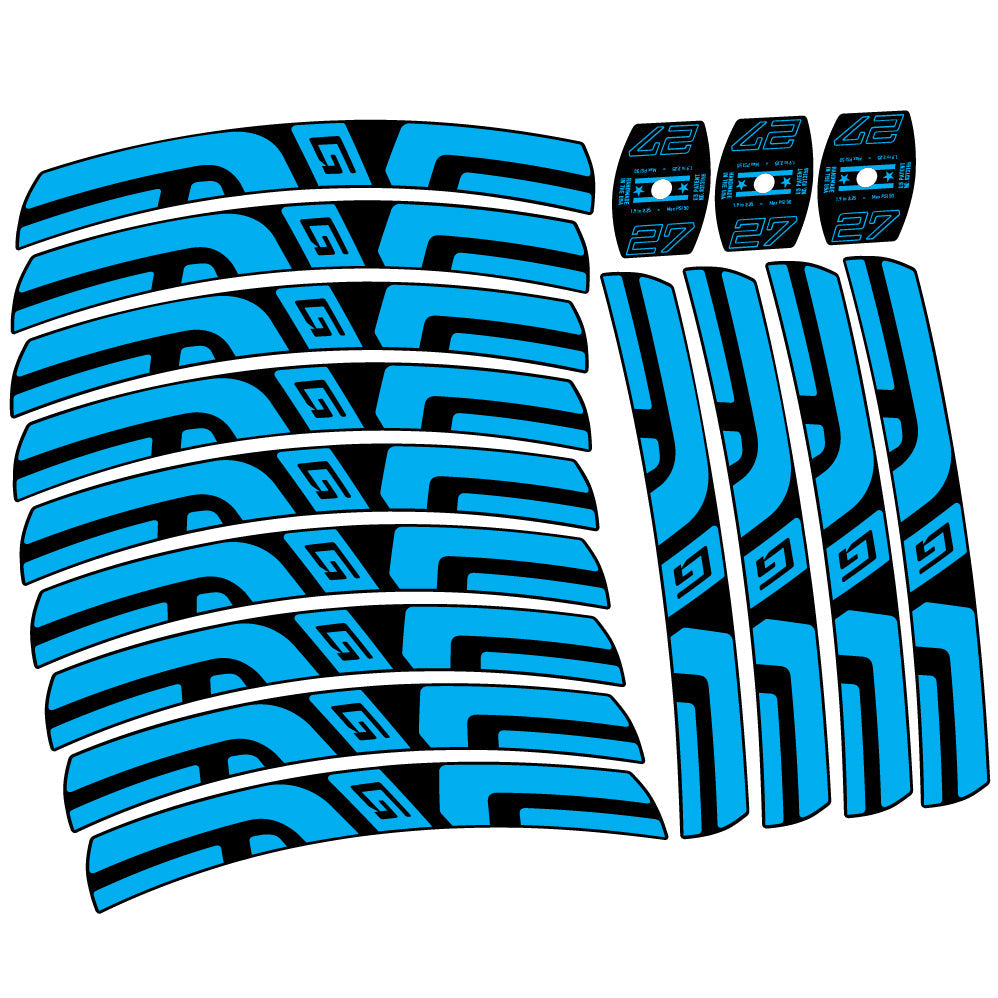Stickers Enve G27 compatibles Autocollants roues VTT 29"