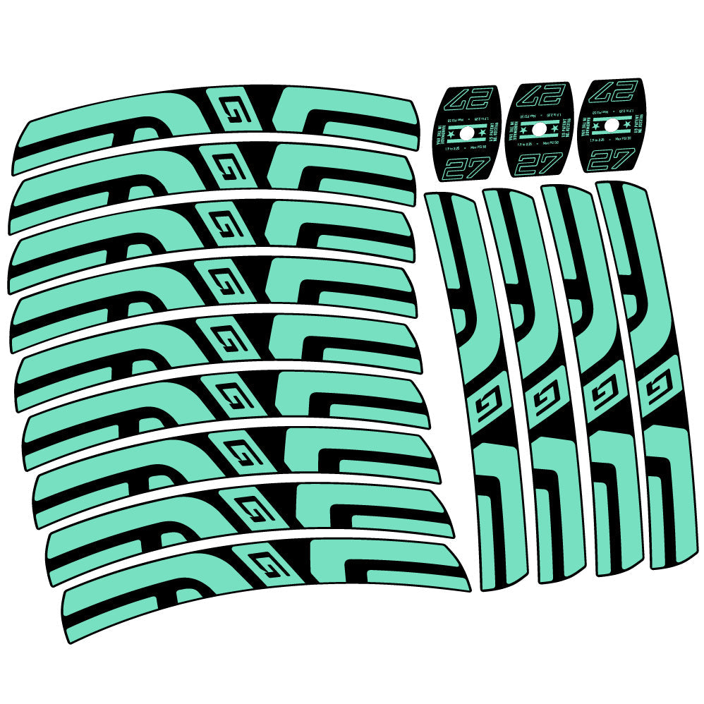 Stickers Enve G27 compatibles Autocollants roues VTT 29"