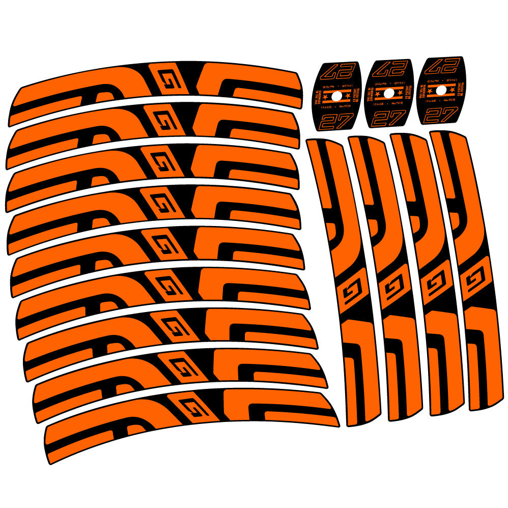 Stickers Enve G27 compatibles Autocollants roues VTT 29"