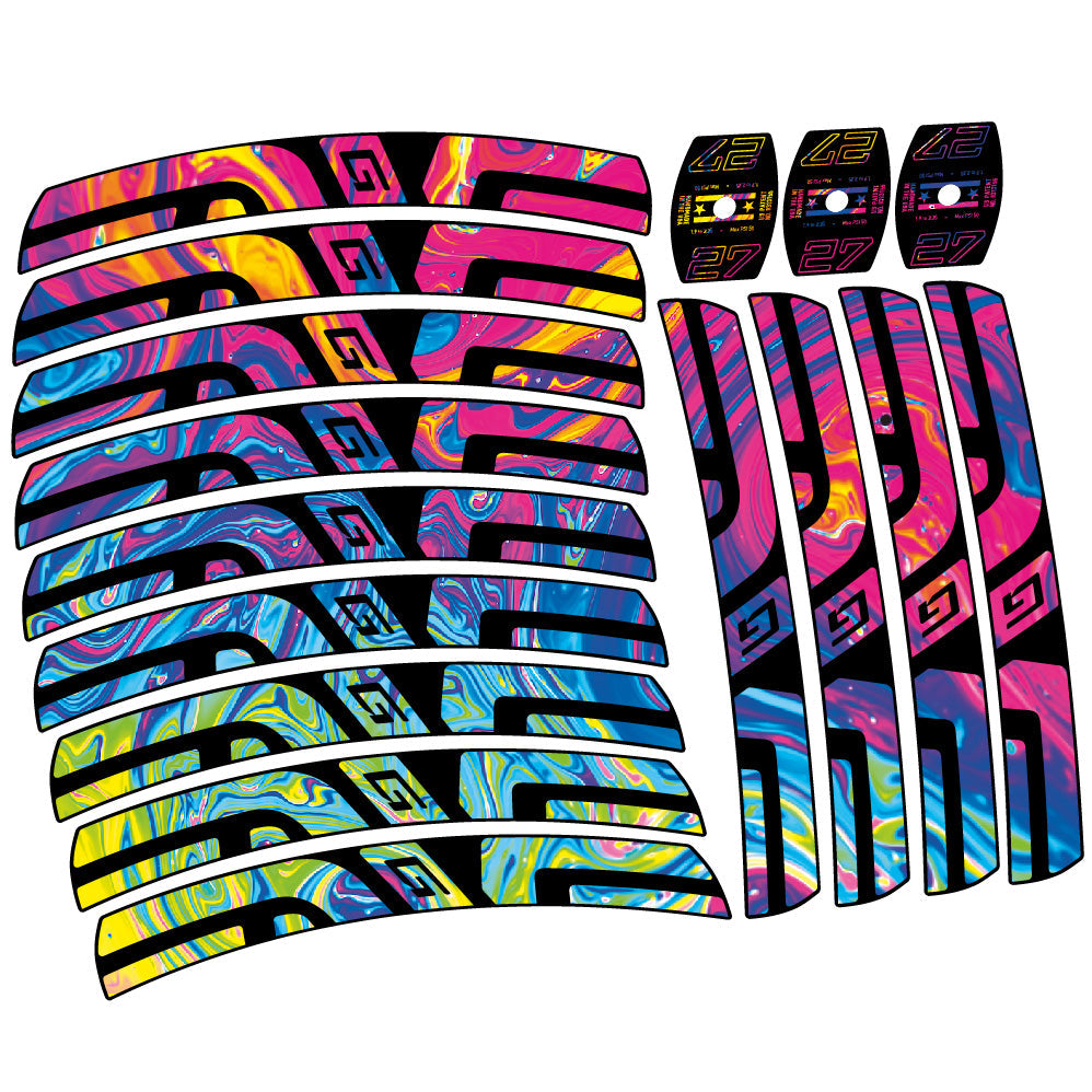 Stickers Enve G27 compatibles Autocollants roues VTT 29"