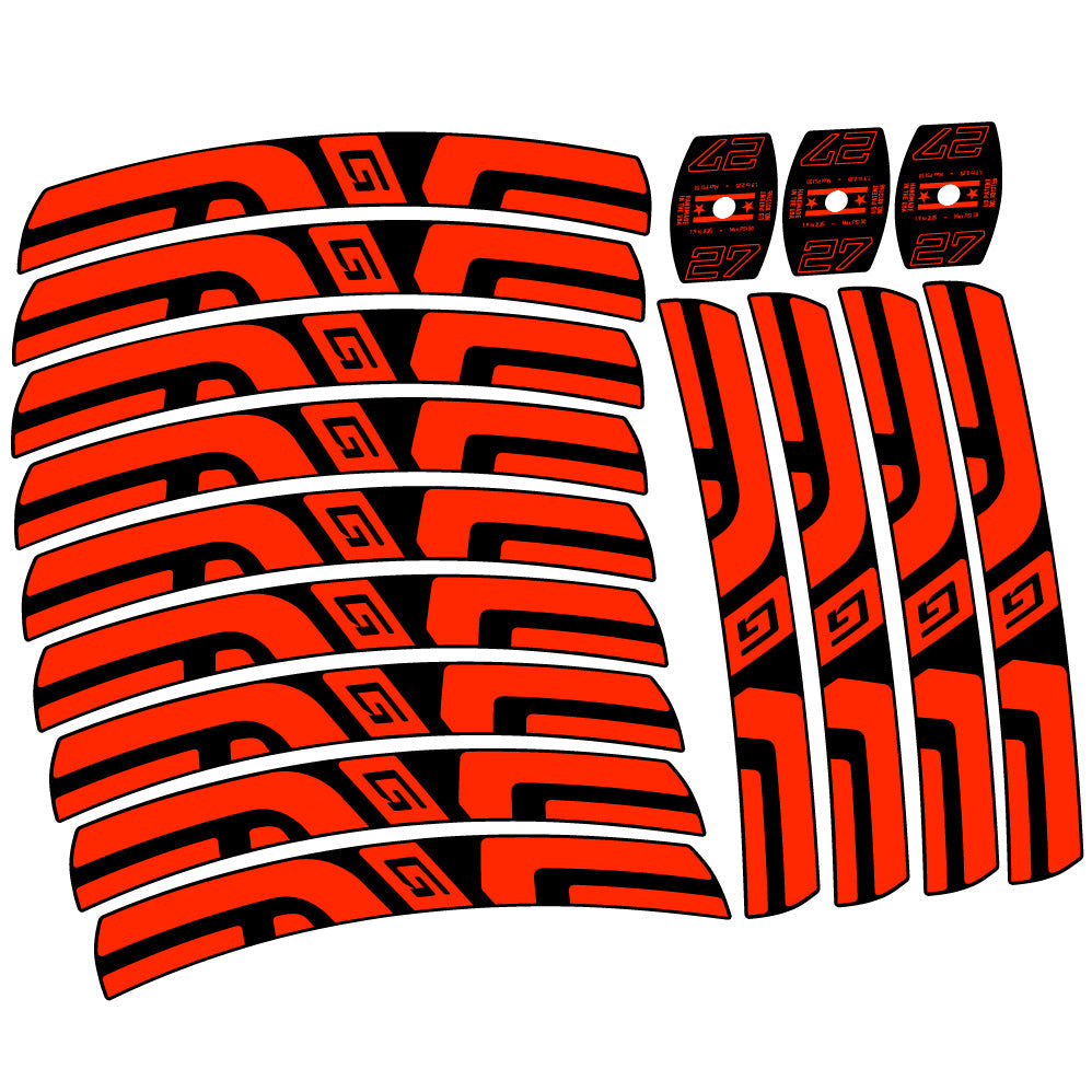 Stickers Enve G27 compatibles Autocollants roues VTT 29"