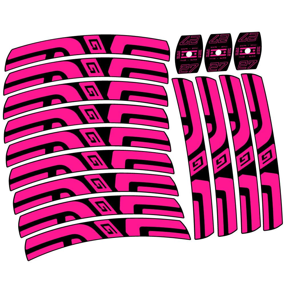 Stickers Enve G27 compatibles Autocollants roues VTT 29"