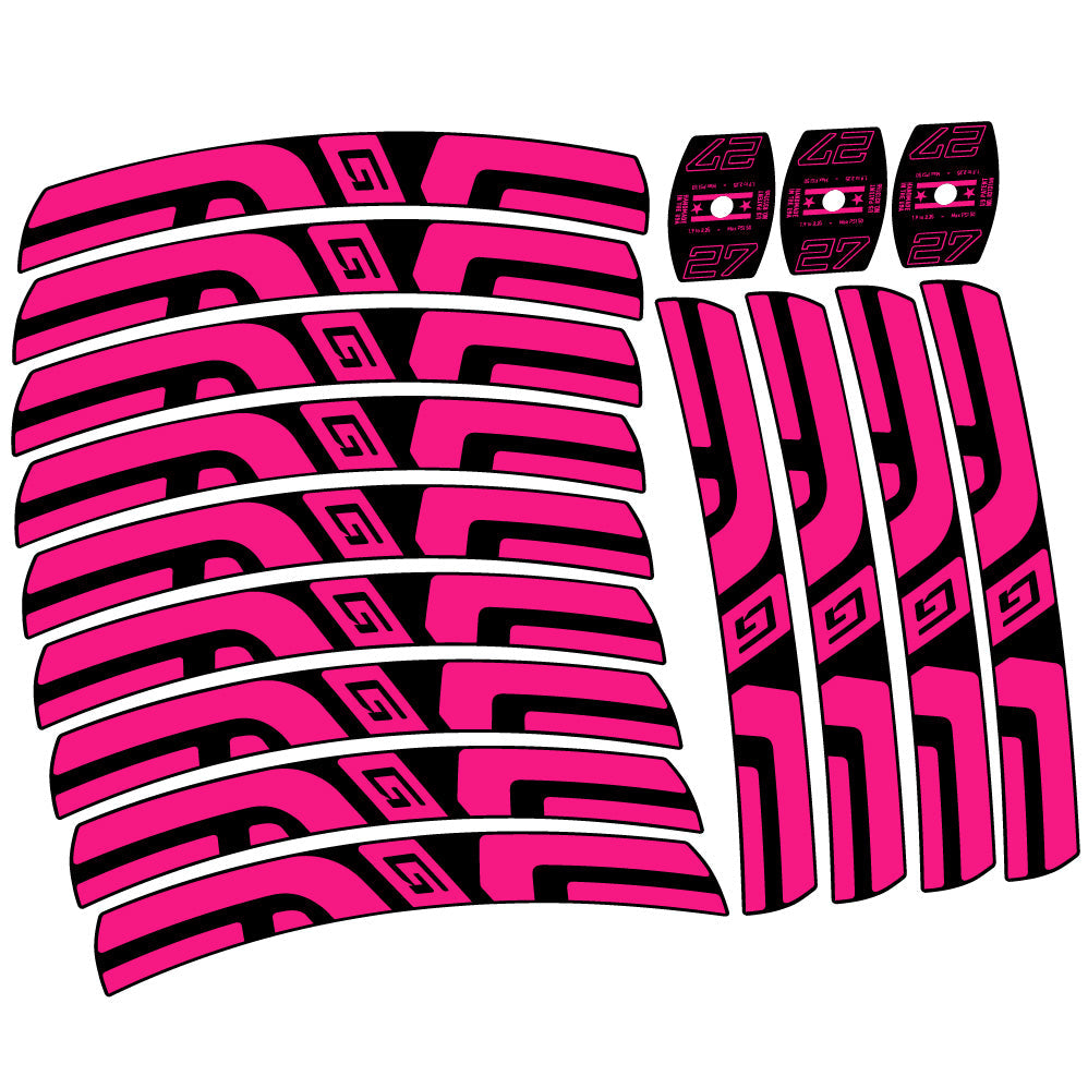 Stickers Enve G27 compatibles Autocollants roues VTT 29"
