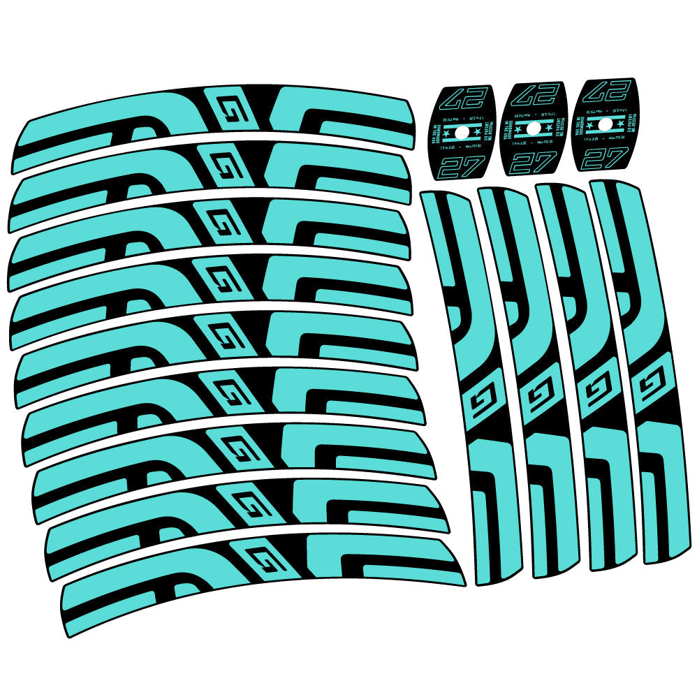 Stickers Enve G27 compatibles Autocollants roues VTT 29"