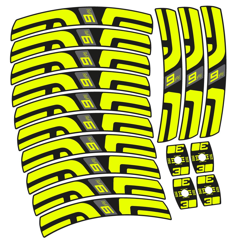 Stickers Enve M6 M630 20182020 compatibles Autocollants roues VTT 29"