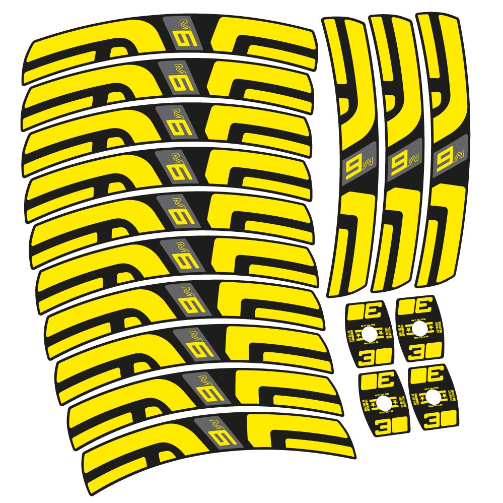 Stickers Enve M6 M630 20182020 compatibles Autocollants roues VTT 29"