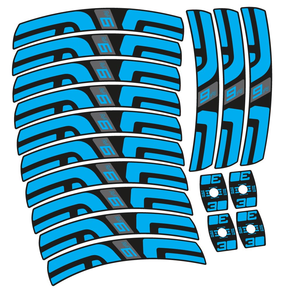 Stickers Enve M6 M630 20182020 compatibles Autocollants roues VTT 29"