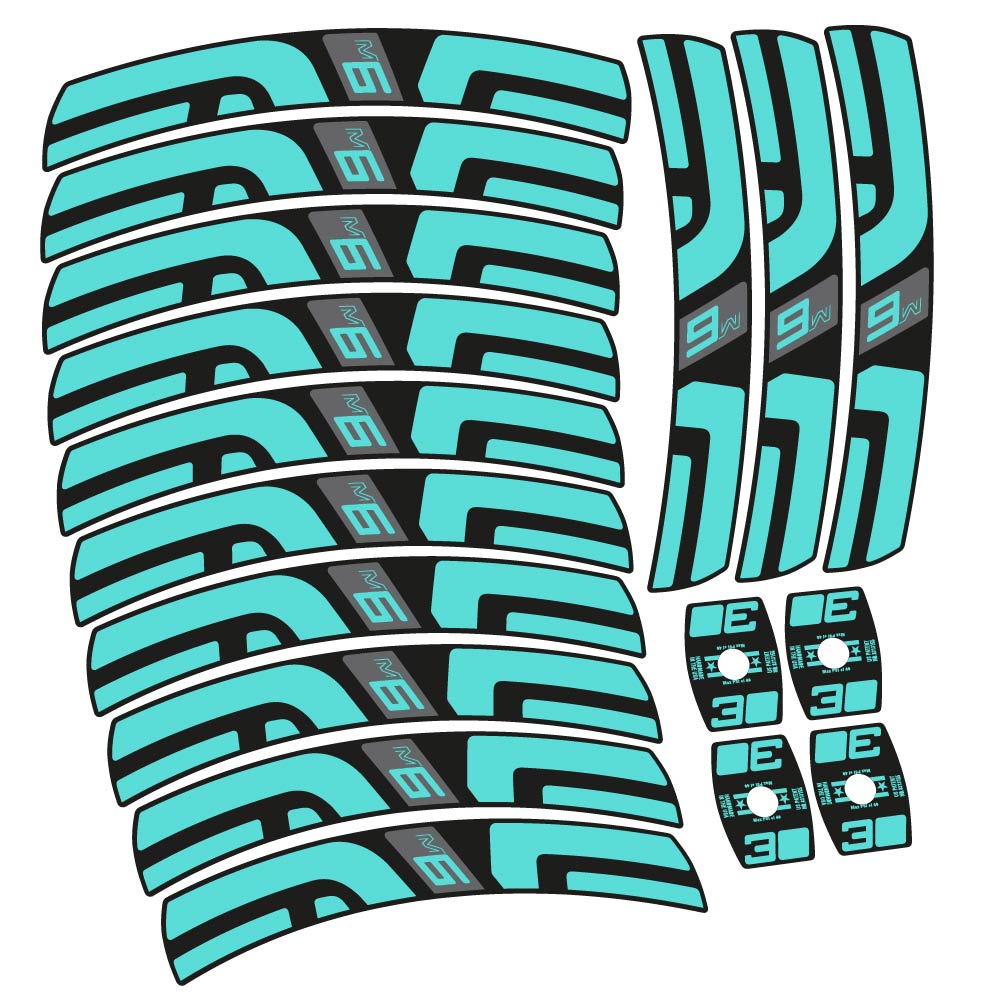 Stickers Enve M6 M630 20182020 compatibles Autocollants roues VTT 29"
