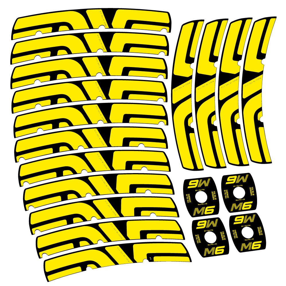 Stickers Enve M Series M6 compatibles Autocollants roues VTT 29"