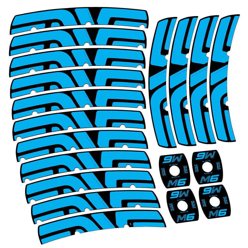 Stickers Enve M Series M6 compatibles Autocollants roues VTT 29"
