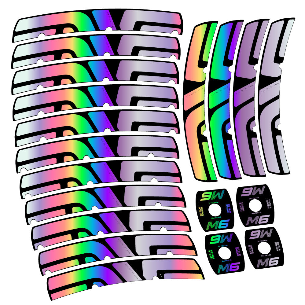 Stickers Enve M Series M6 compatibles Autocollants roues VTT 29"