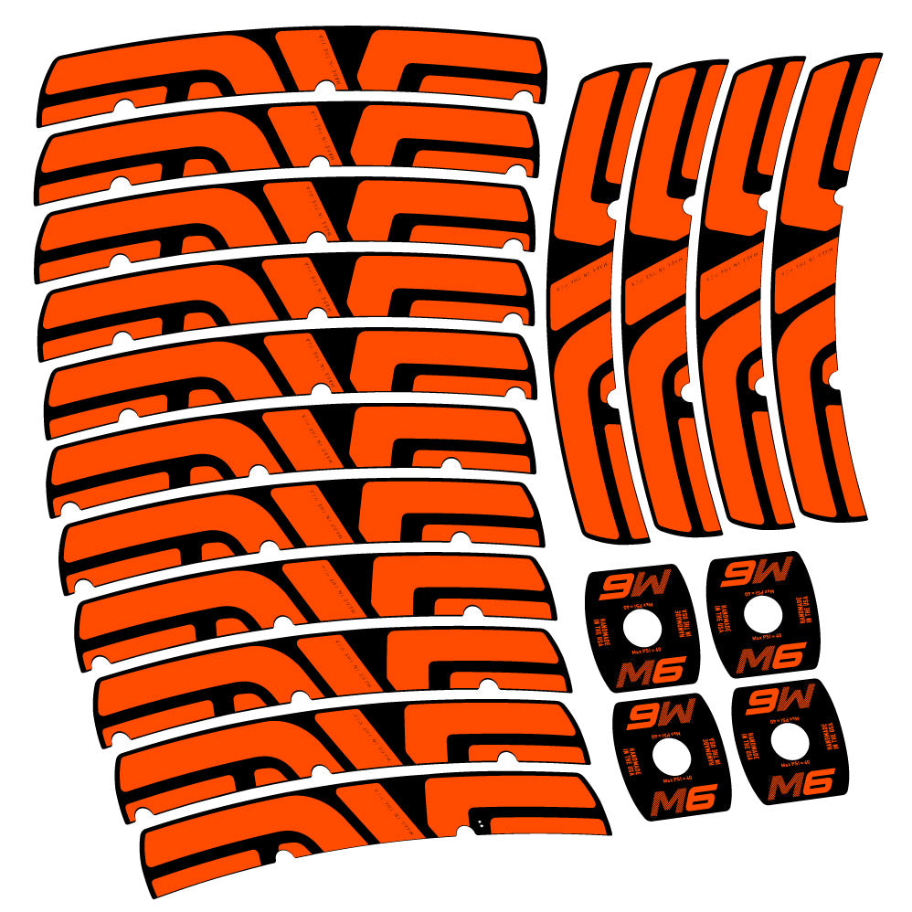 Stickers Enve M Series M6 compatibles Autocollants roues VTT 29"