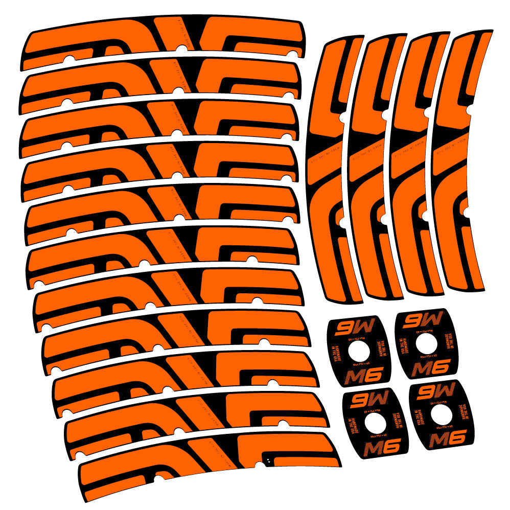 Stickers Enve M Series M6 compatibles Autocollants roues VTT 29"