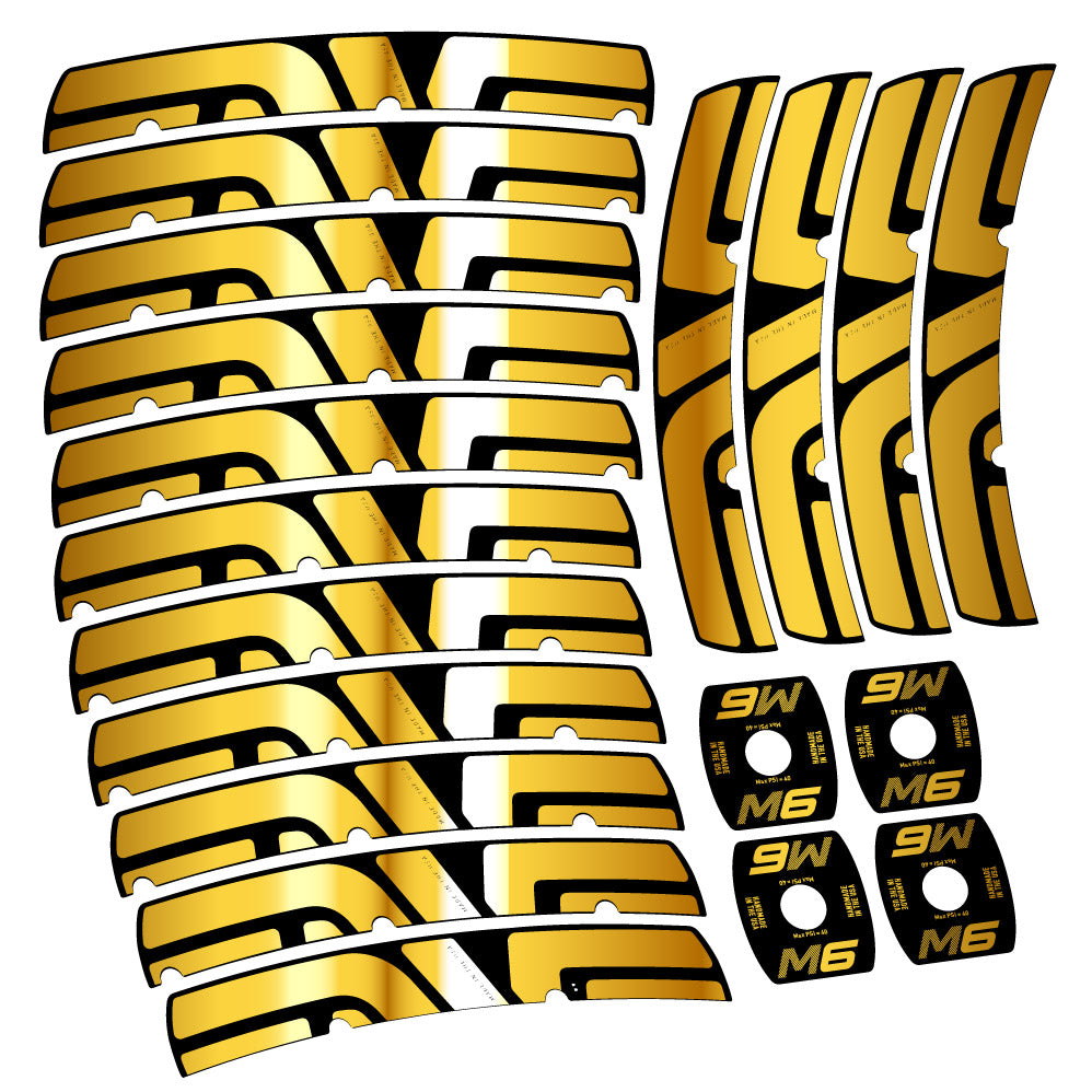 Stickers Enve M Series M6 compatibles Autocollants roues VTT 29"