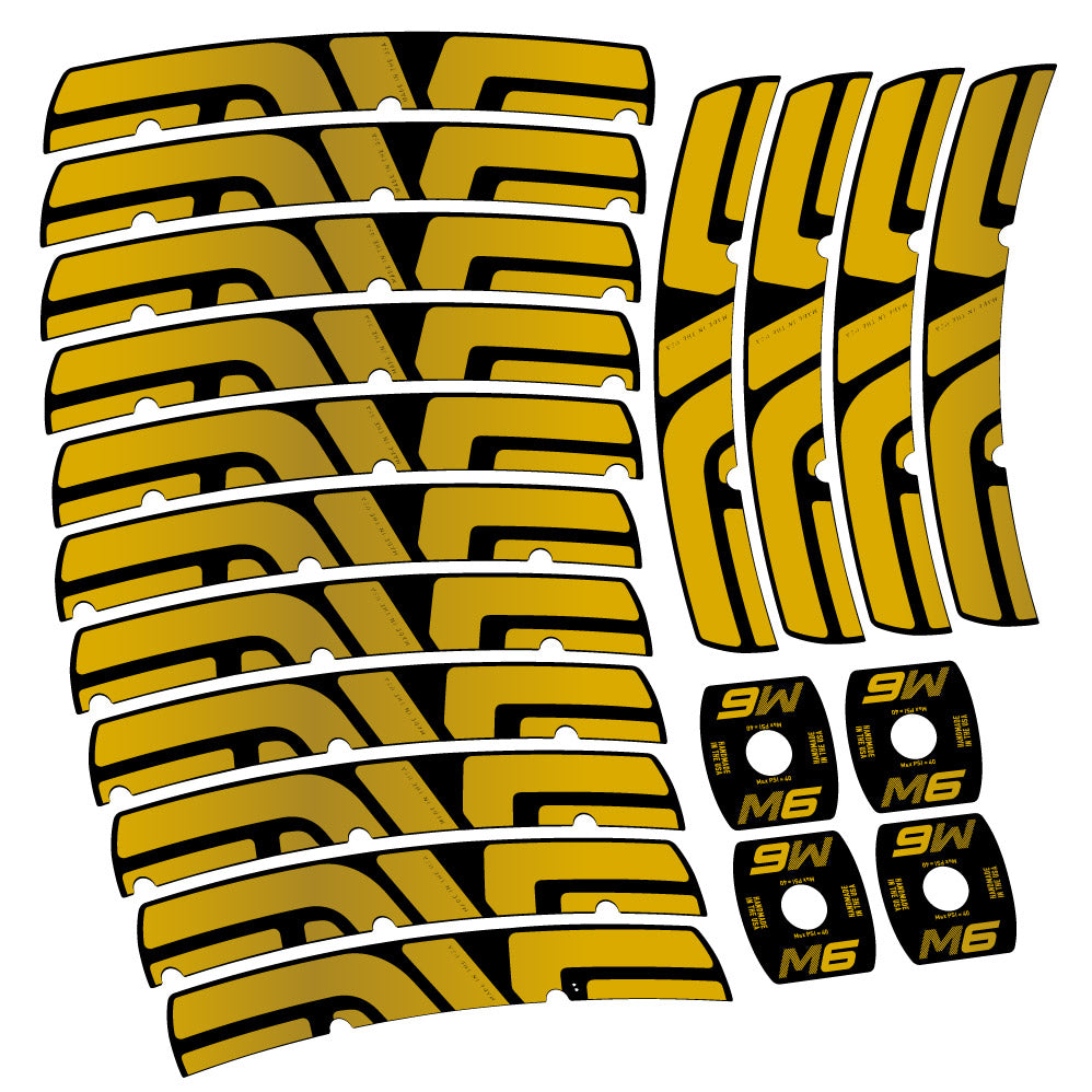 Stickers Enve M Series M6 compatibles Autocollants roues VTT 29"