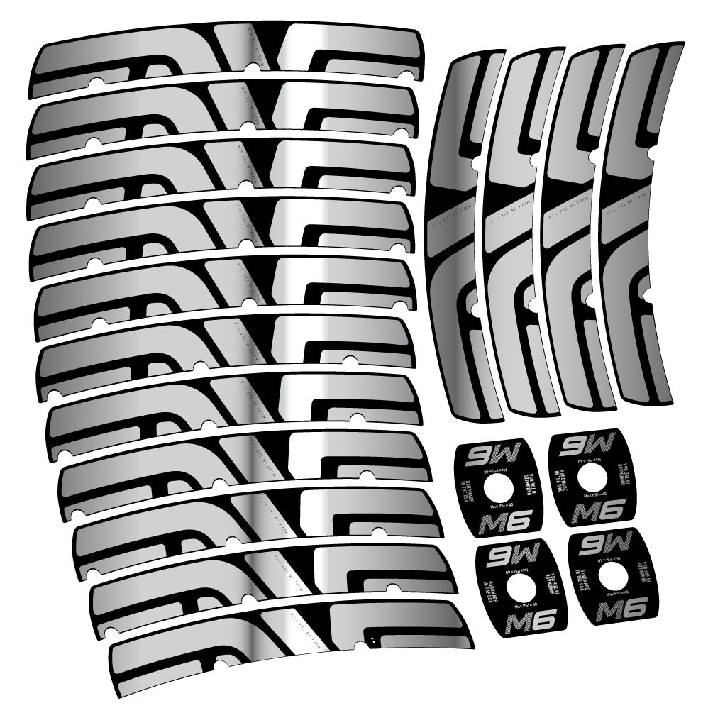 Stickers Enve M Series M6 compatibles Autocollants roues VTT 29"