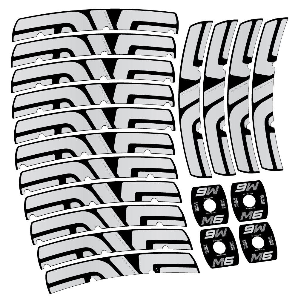 Stickers Enve M Series M6 compatibles Autocollants roues VTT 29"