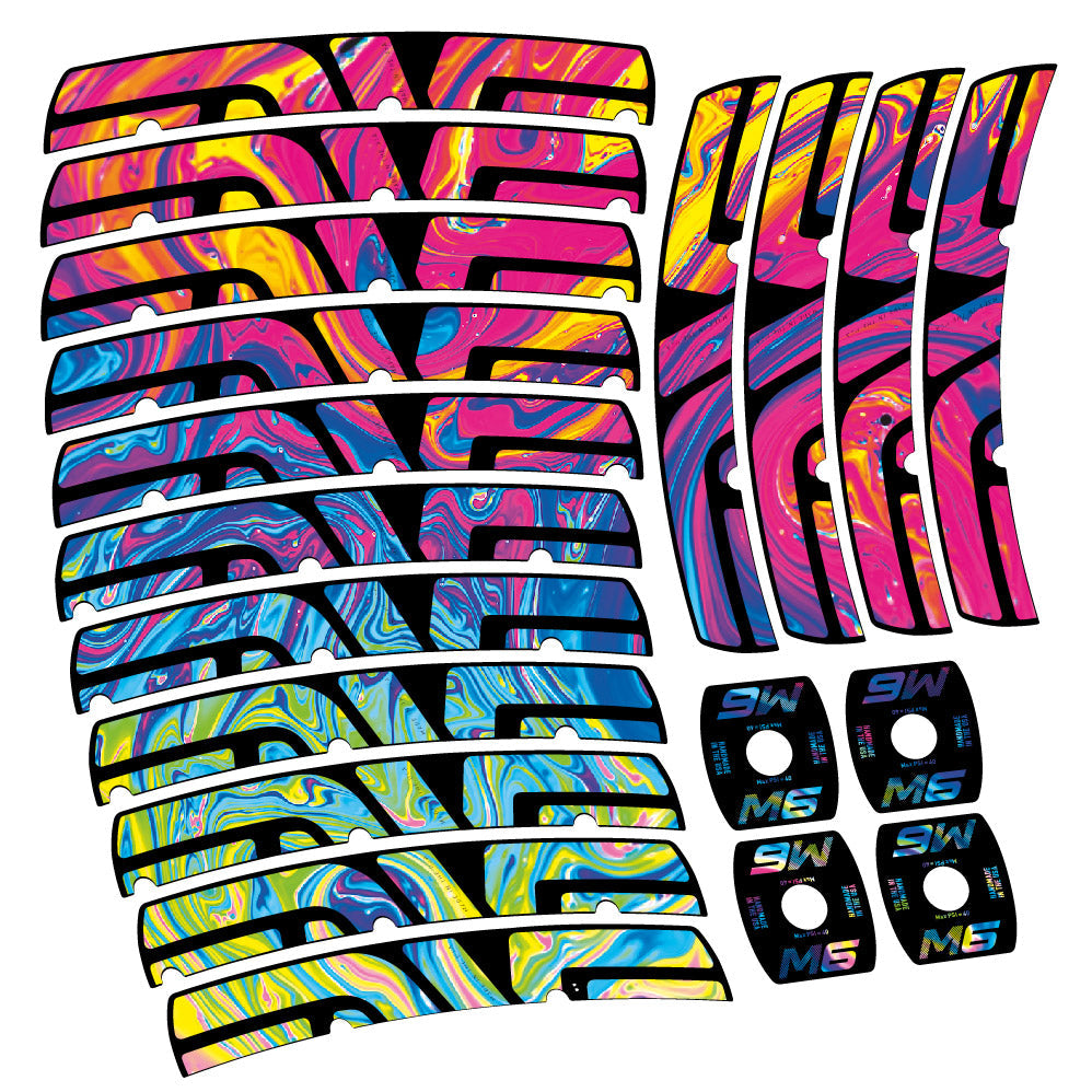 Stickers Enve M Series M6 compatibles Autocollants roues VTT 29"
