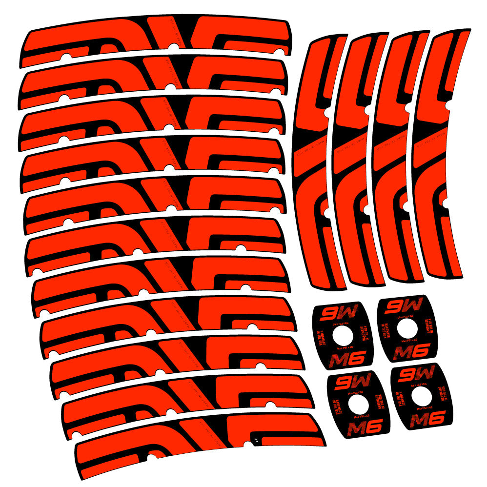 Stickers Enve M Series M6 compatibles Autocollants roues VTT 29"