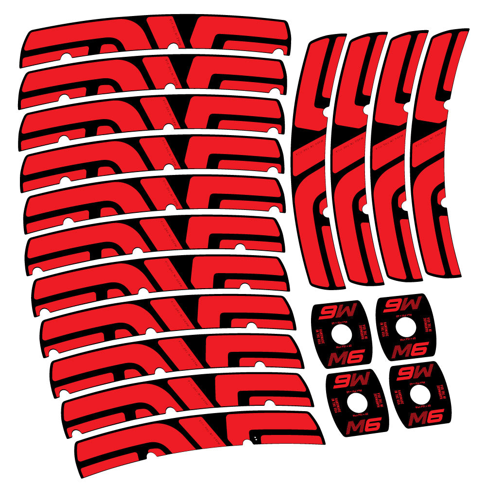 Stickers Enve M Series M6 compatibles Autocollants roues VTT 29"