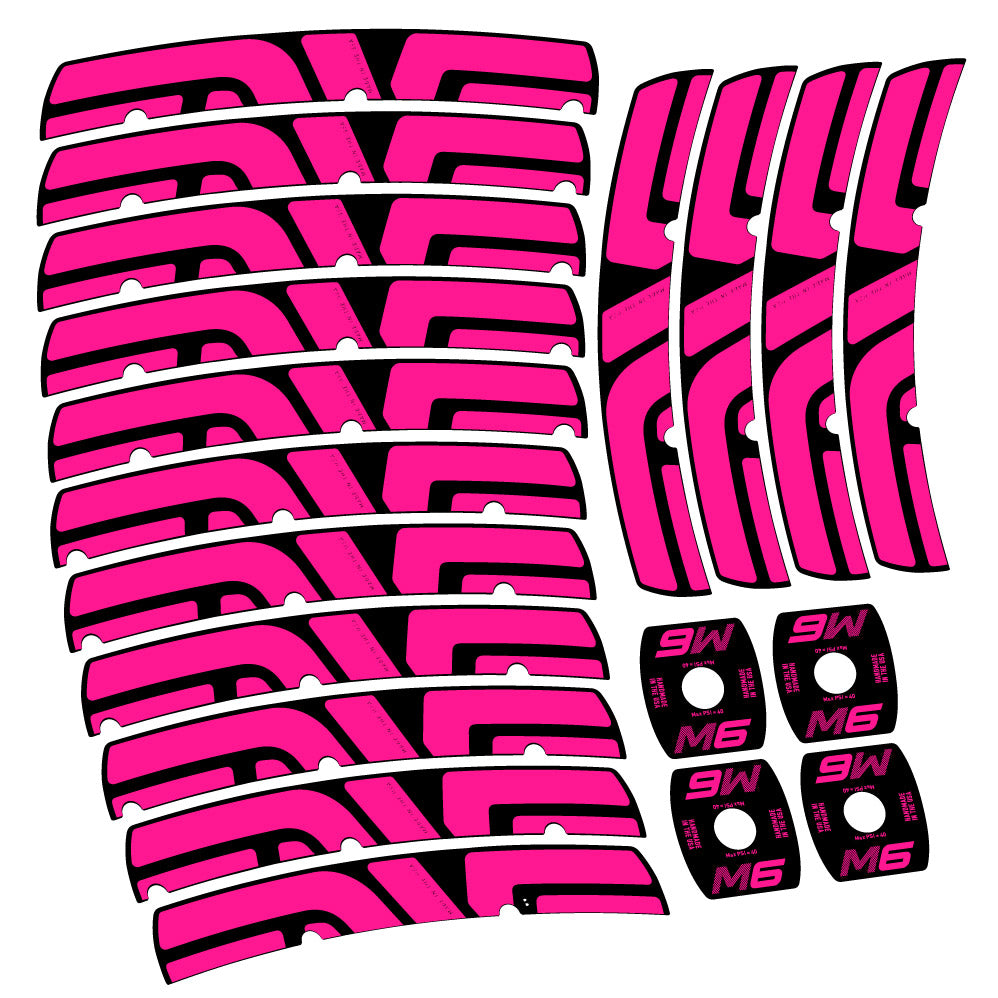 Stickers Enve M Series M6 compatibles Autocollants roues VTT 29"