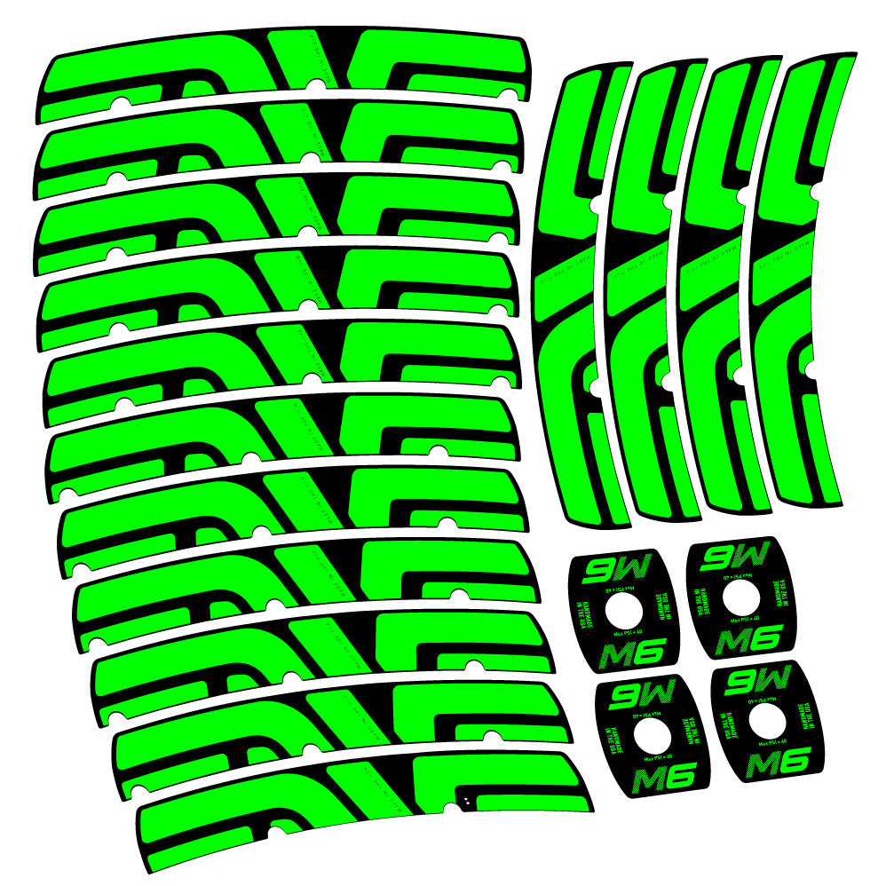 Stickers Enve M Series M6 compatibles Autocollants roues VTT 29"