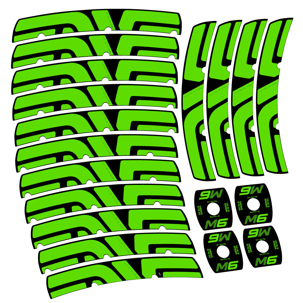 Stickers Enve M Series M6 compatibles Autocollants roues VTT 29"