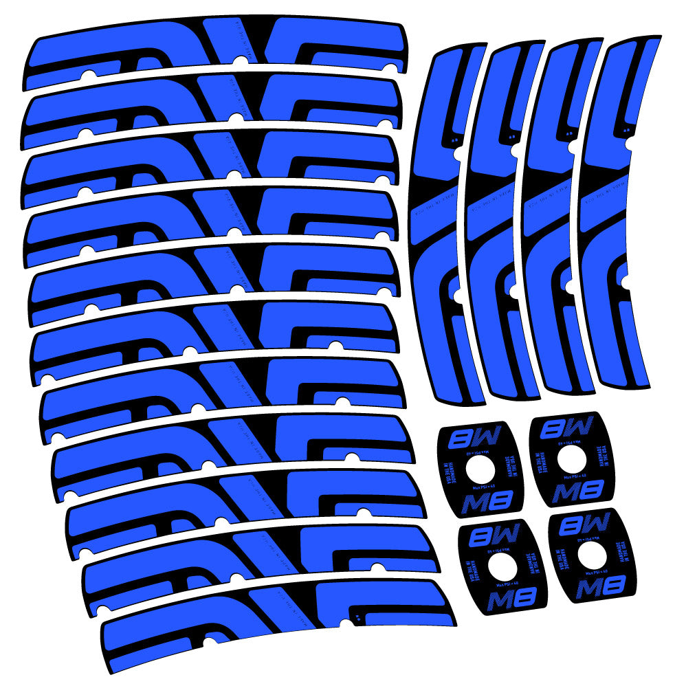 Stickers Enve M Series M8 compatibles Autocollants roues VTT 29"