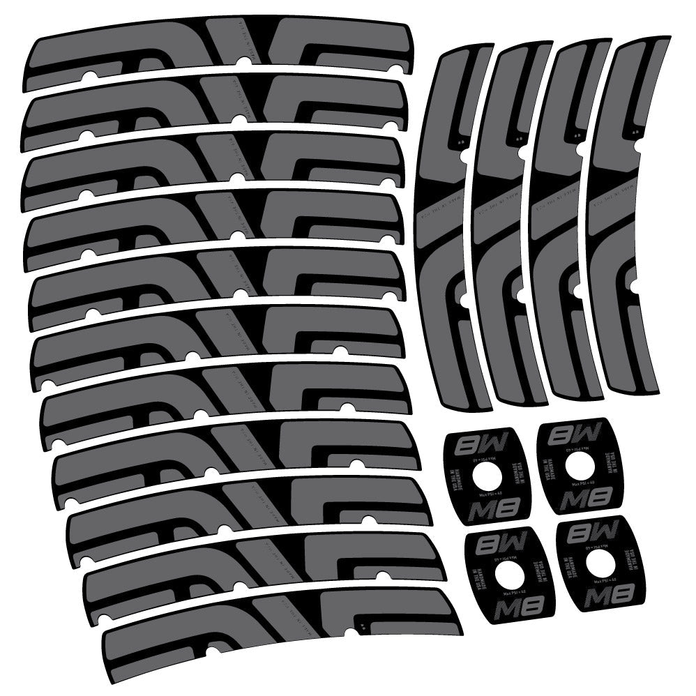 Stickers Enve M Series M8 compatibles Autocollants roues VTT 29"