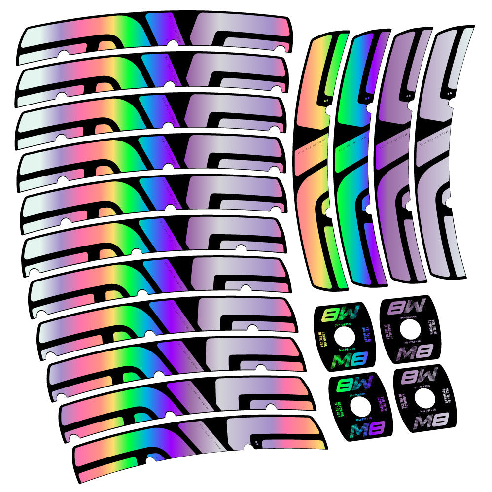 Stickers Enve M Series M8 compatibles Autocollants roues VTT 29"