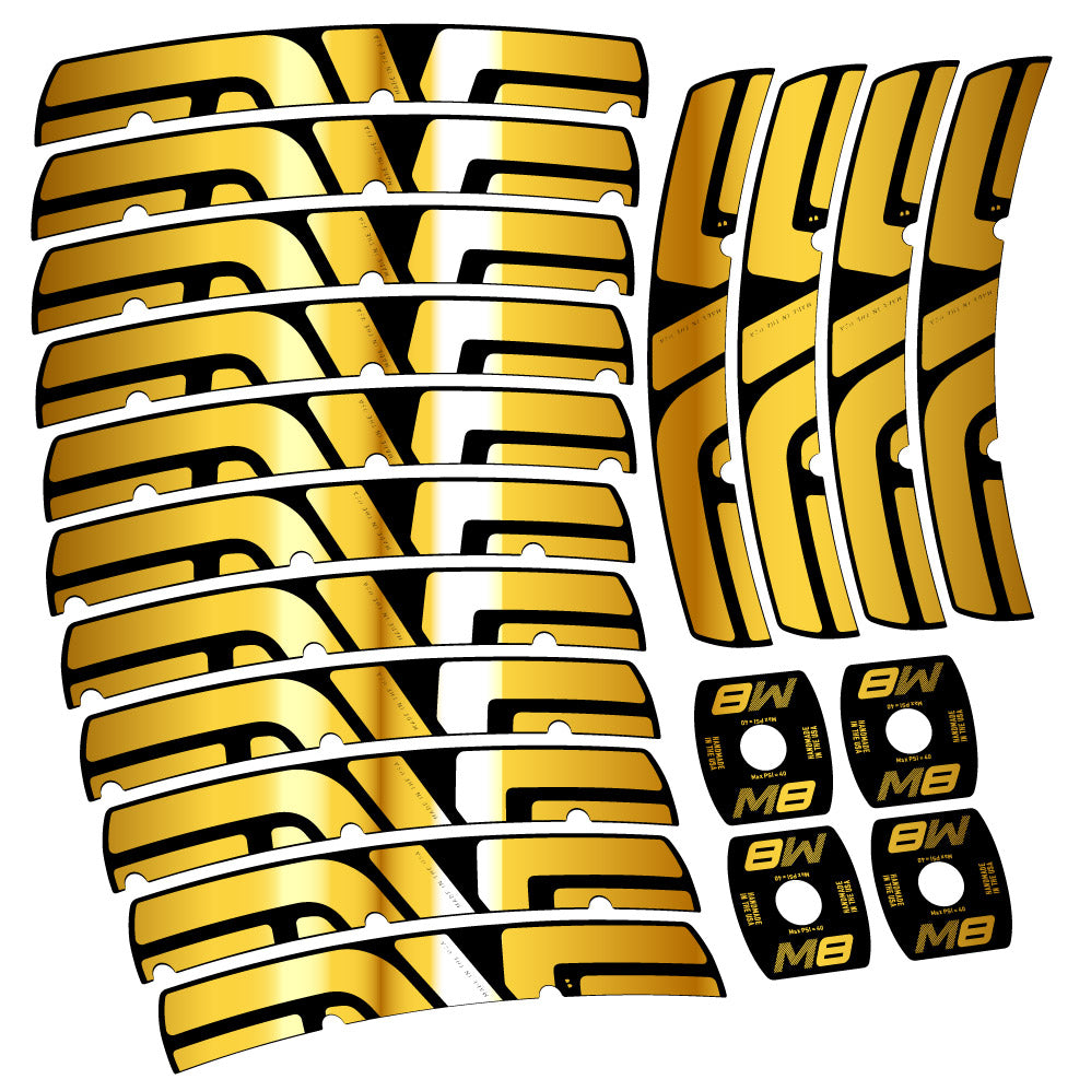 Stickers Enve M Series M8 compatibles Autocollants roues VTT 29"