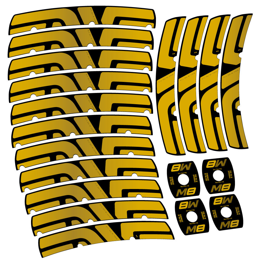 Stickers Enve M Series M8 compatibles Autocollants roues VTT 29"