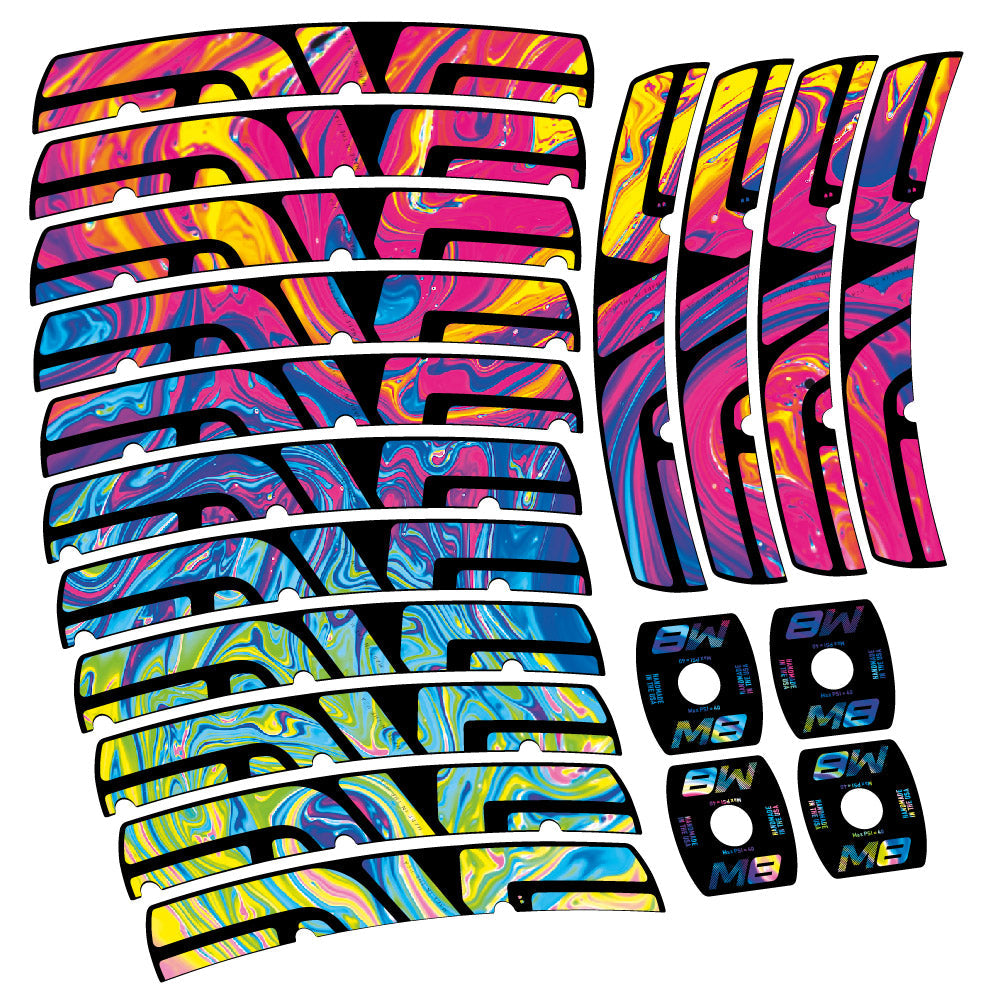 Stickers Enve M Series M8 compatibles Autocollants roues VTT 29"