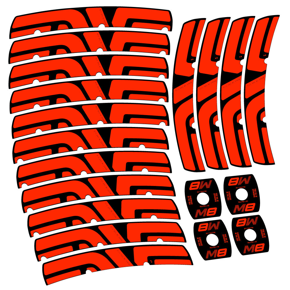 Stickers Enve M Series M8 compatibles Autocollants roues VTT 29"