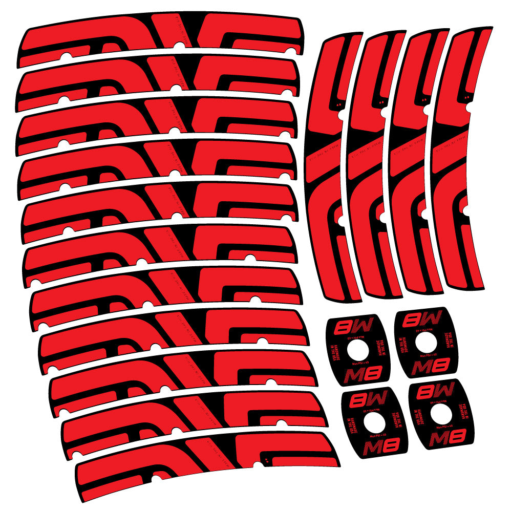 Stickers Enve M Series M8 compatibles Autocollants roues VTT 29"