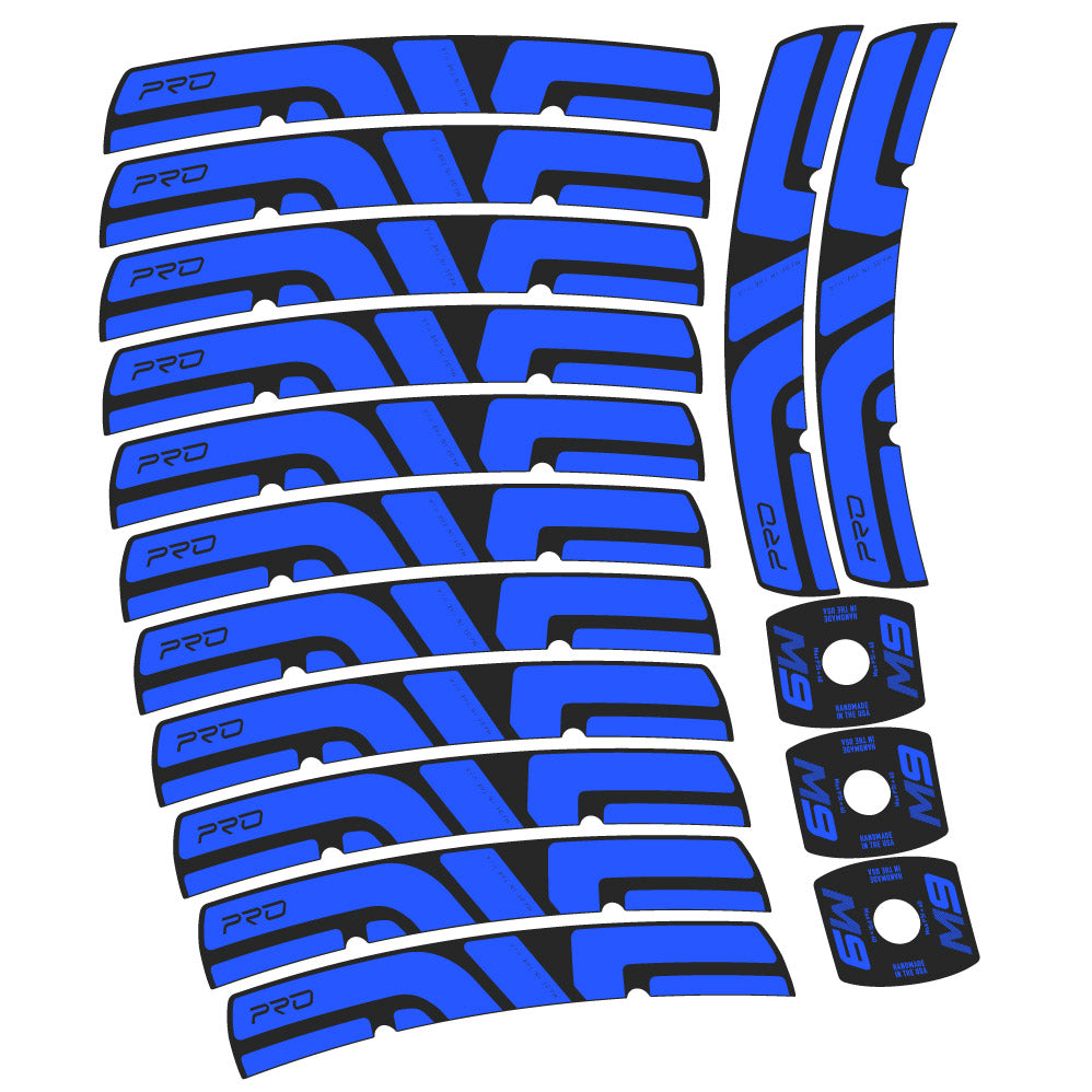 Stickers Enve M Series M9 Pro compatibles Autocollants roues VTT 29"