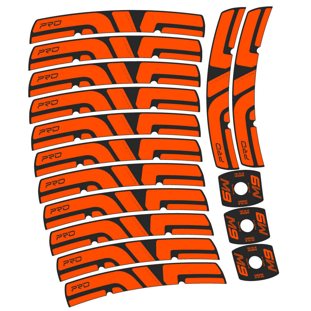 Stickers Enve M Series M9 Pro compatibles Autocollants roues VTT 29"
