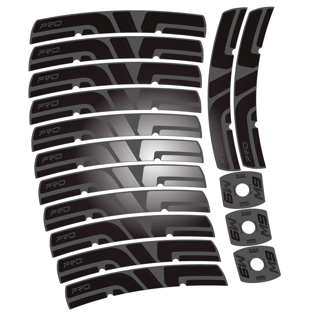 Stickers Enve M Series M9 Pro compatibles Autocollants roues VTT 29"