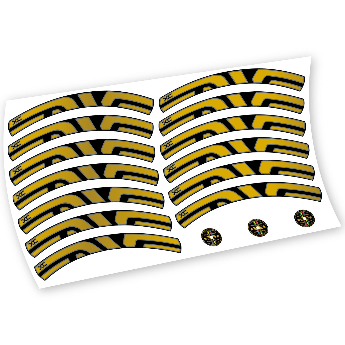 Stickers Enve XC, VTT compatibles Autocollants roues VTT