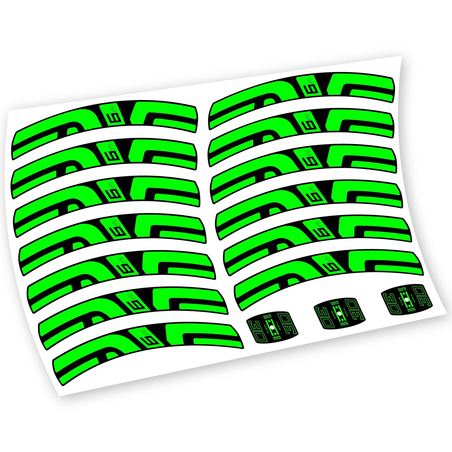 Stickers Enve M9 M930 compatibles Autocollants roues VTT