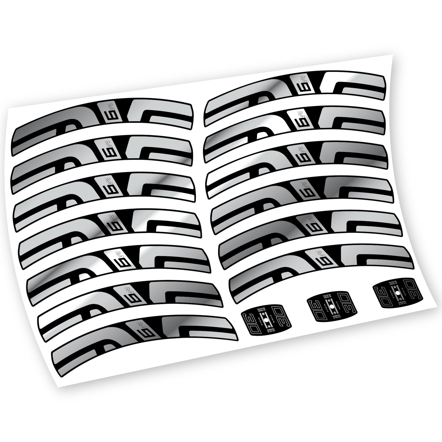 Stickers Enve M9 M930 compatibles Autocollants roues VTT