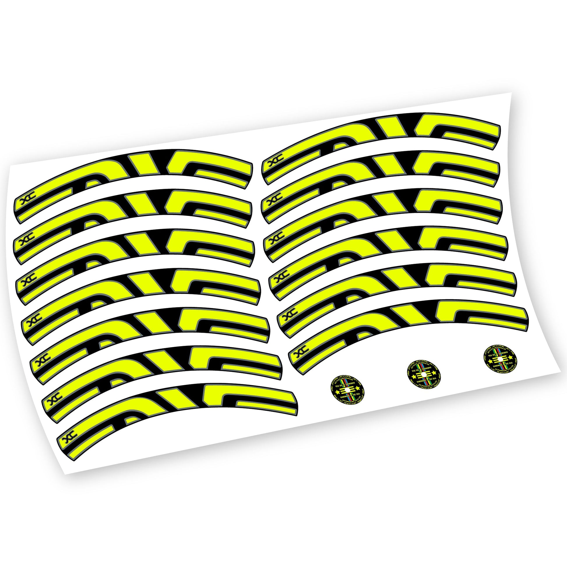 Stickers Enve XC, VTT compatibles Autocollants roues VTT