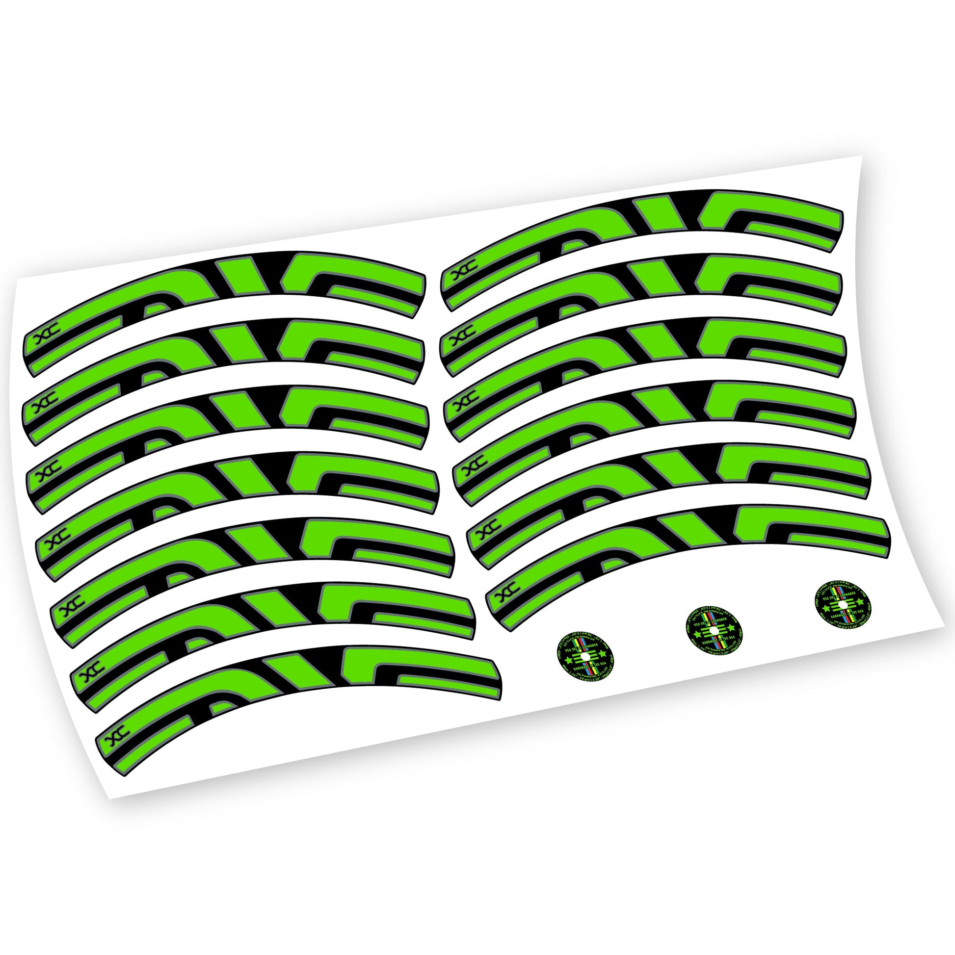 Stickers Enve XC, VTT compatibles Autocollants roues VTT
