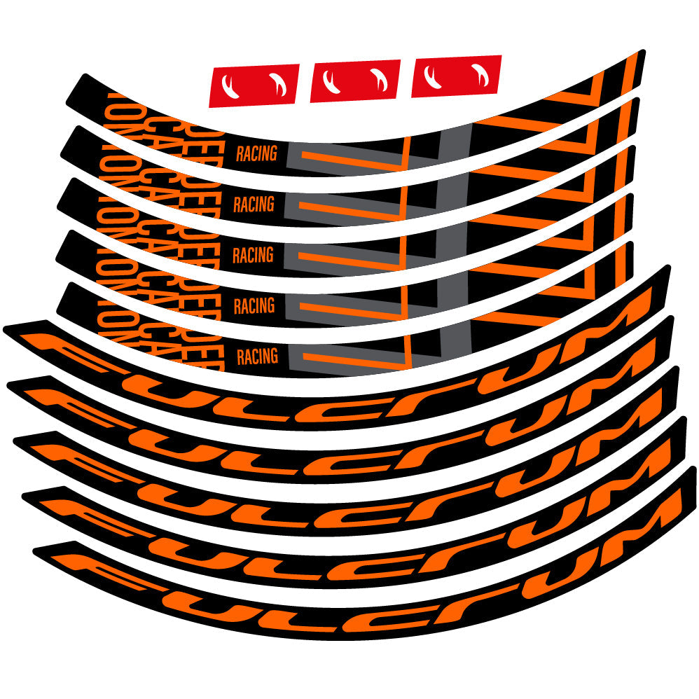 Stickers Fulcrum Racing 700 db compatibles Autocollants roues 29"