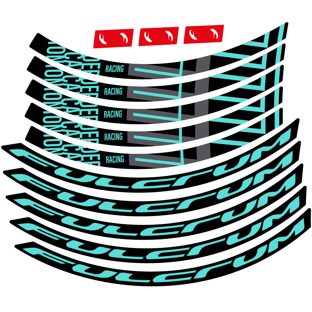 Stickers Fulcrum Racing 700 db compatibles Autocollants roues 29"