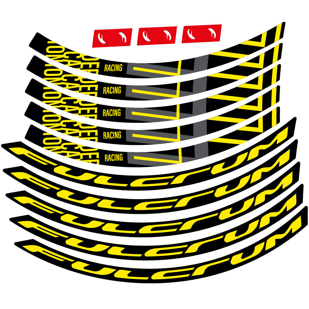 Stickers Fulcrum Racing 700 db compatibles Autocollants roues 29"