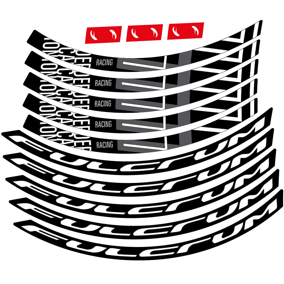 Stickers Fulcrum Racing 700 db compatibles Autocollants roues 29"