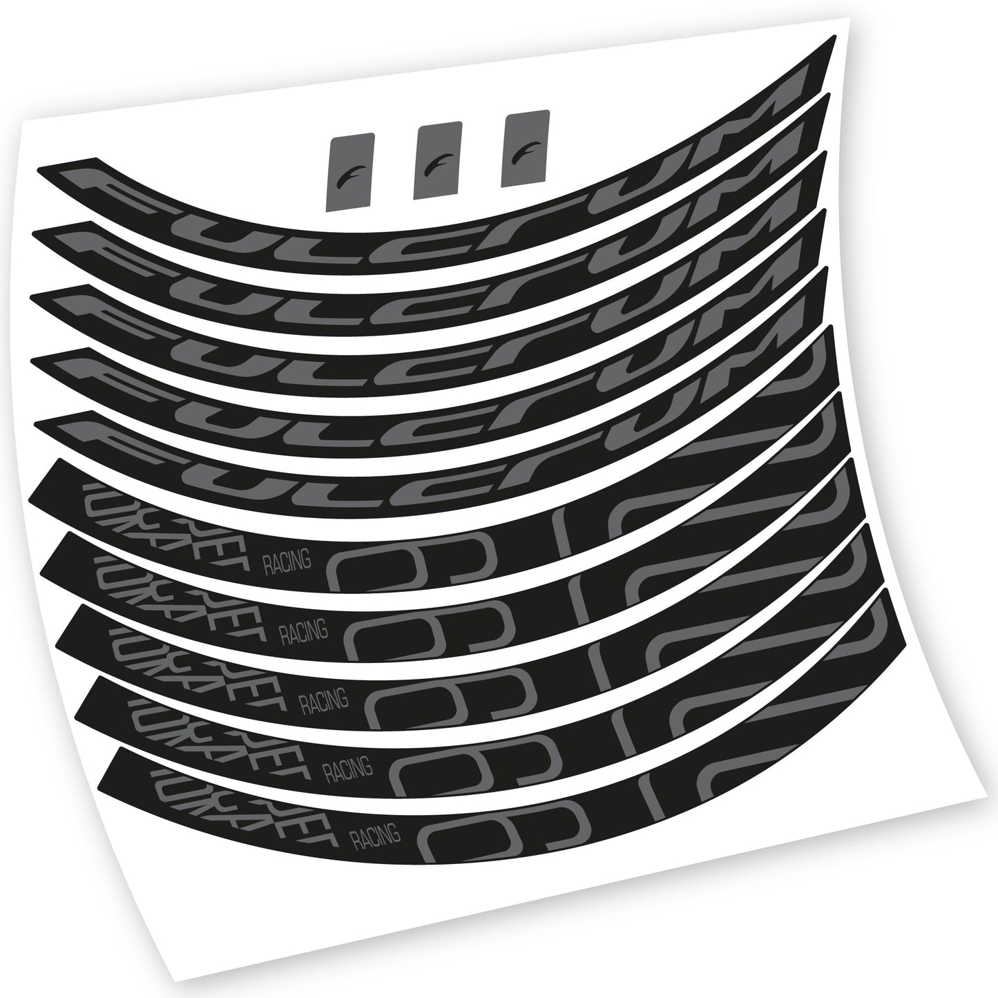 Stickers Fulcrum Racing 6 compatibles Autocollants roues VTT