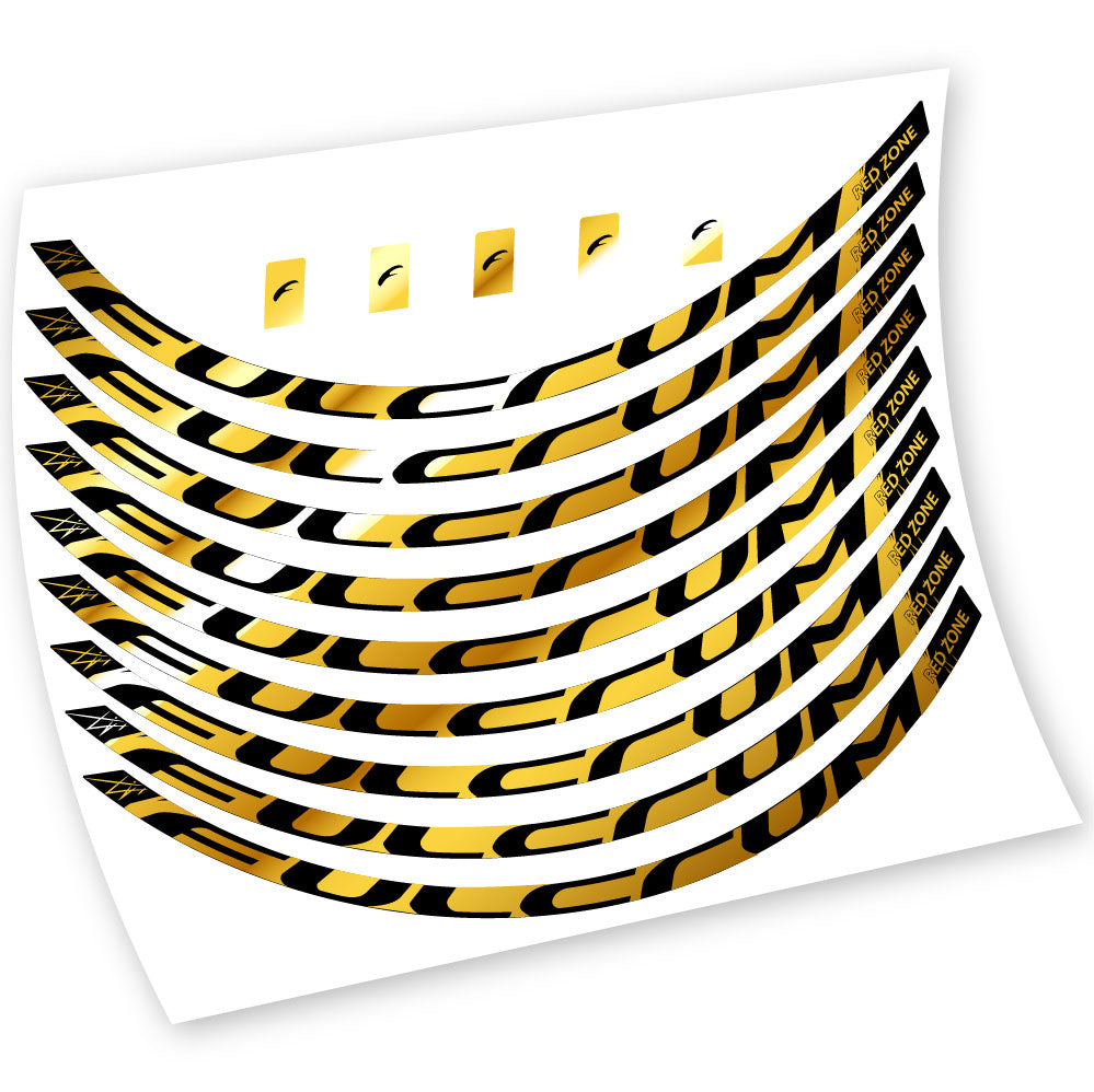 Stickers Fulcrum Red Zone 7 compatibles Autocollants roues VTT