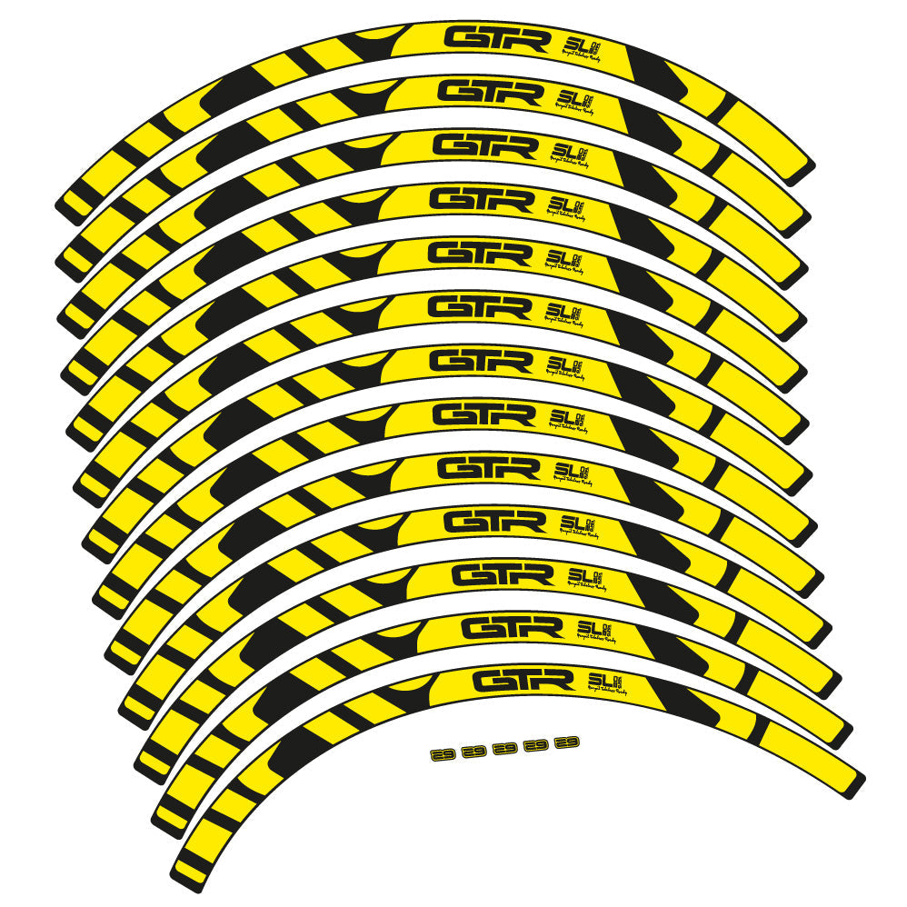 Stickers Gurpil GTR Tubeless Ready SL20 Boost compatibles Autocollants roues VTT 29"